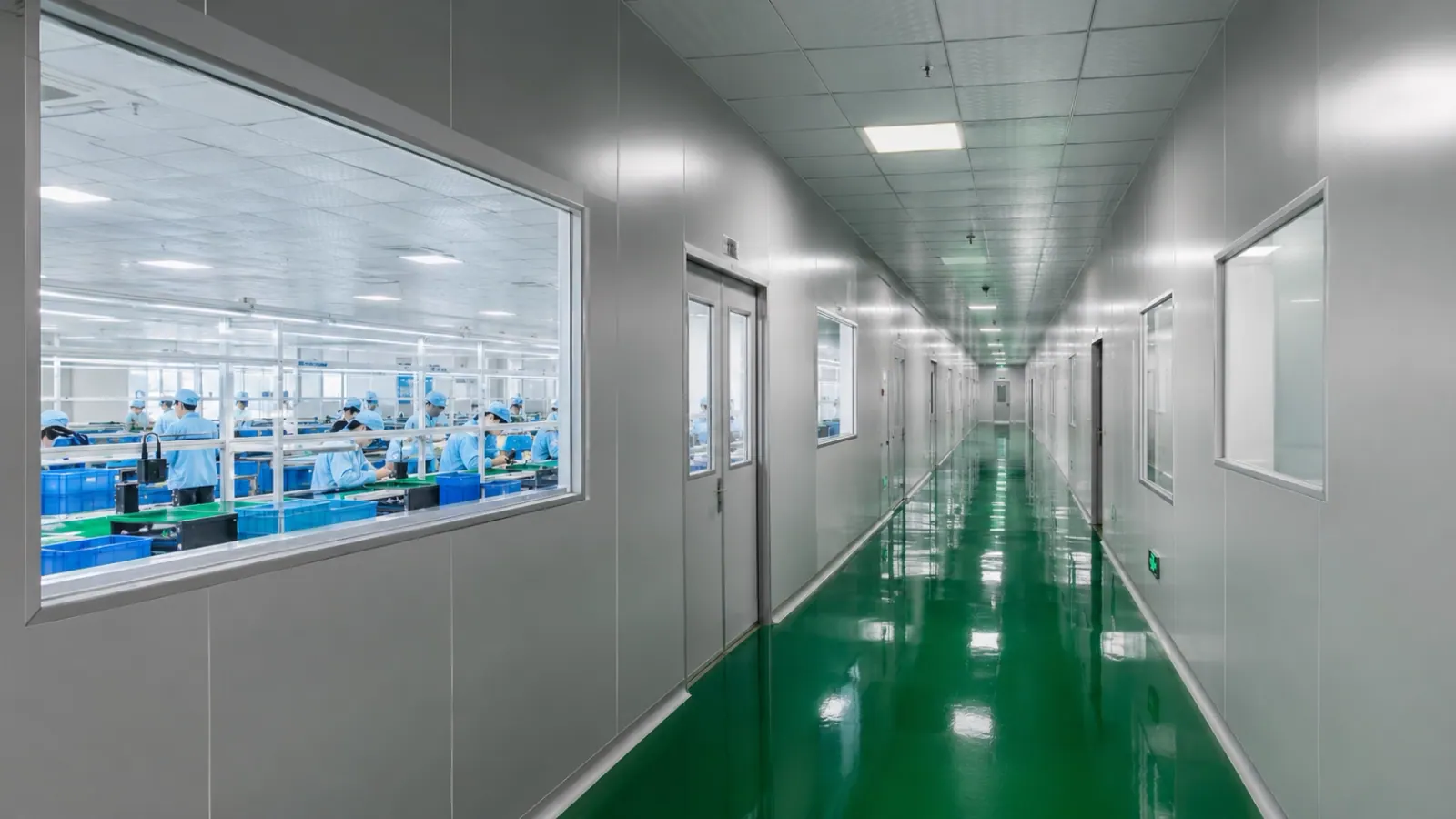Our watch factory in Shenzhen — production floor overview