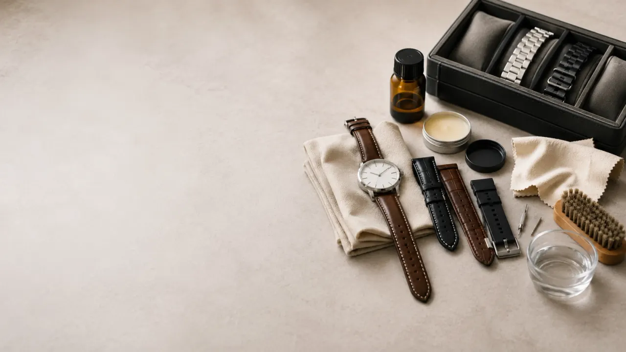 Leather strap care tips: keep your watch looking new