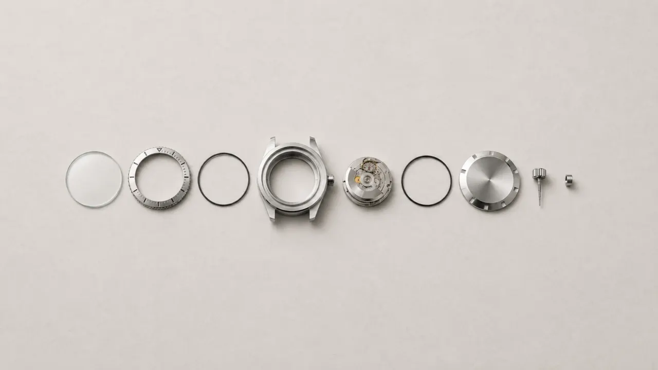 What is a watch case? Anatomy, parts & materials
