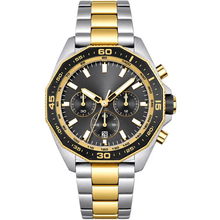 Chronograph watch reference model 02 — customizable OEM build