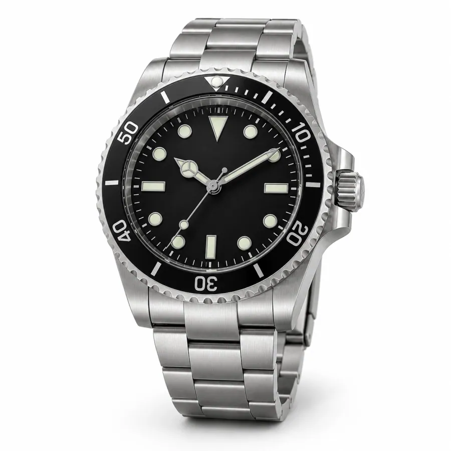 Stainless steel watch reference model 03 — customizable OEM build