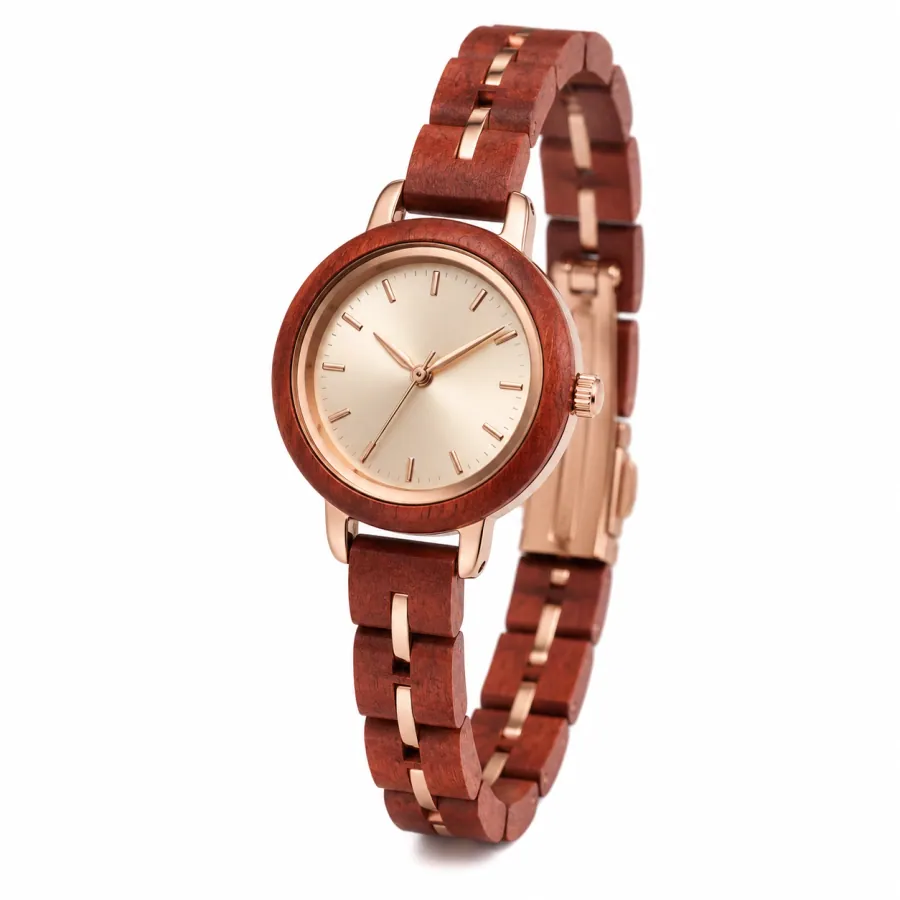 Wood watch reference model 06 — customizable OEM build